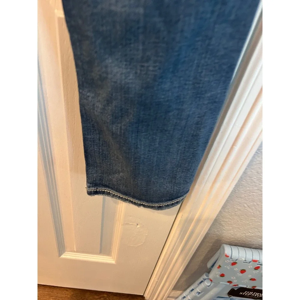 BKE Jake Straight Jeans Blue Medium Wash Stretch Denim Mens 28x32 Casual Pants